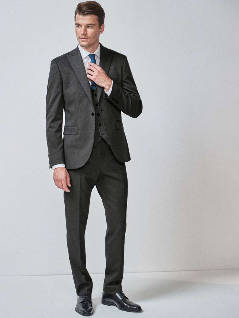 Buy next Men Grey Solid Single Breasted Super Slim Fit Blazer Blazers for Men 11130606 Myntra
