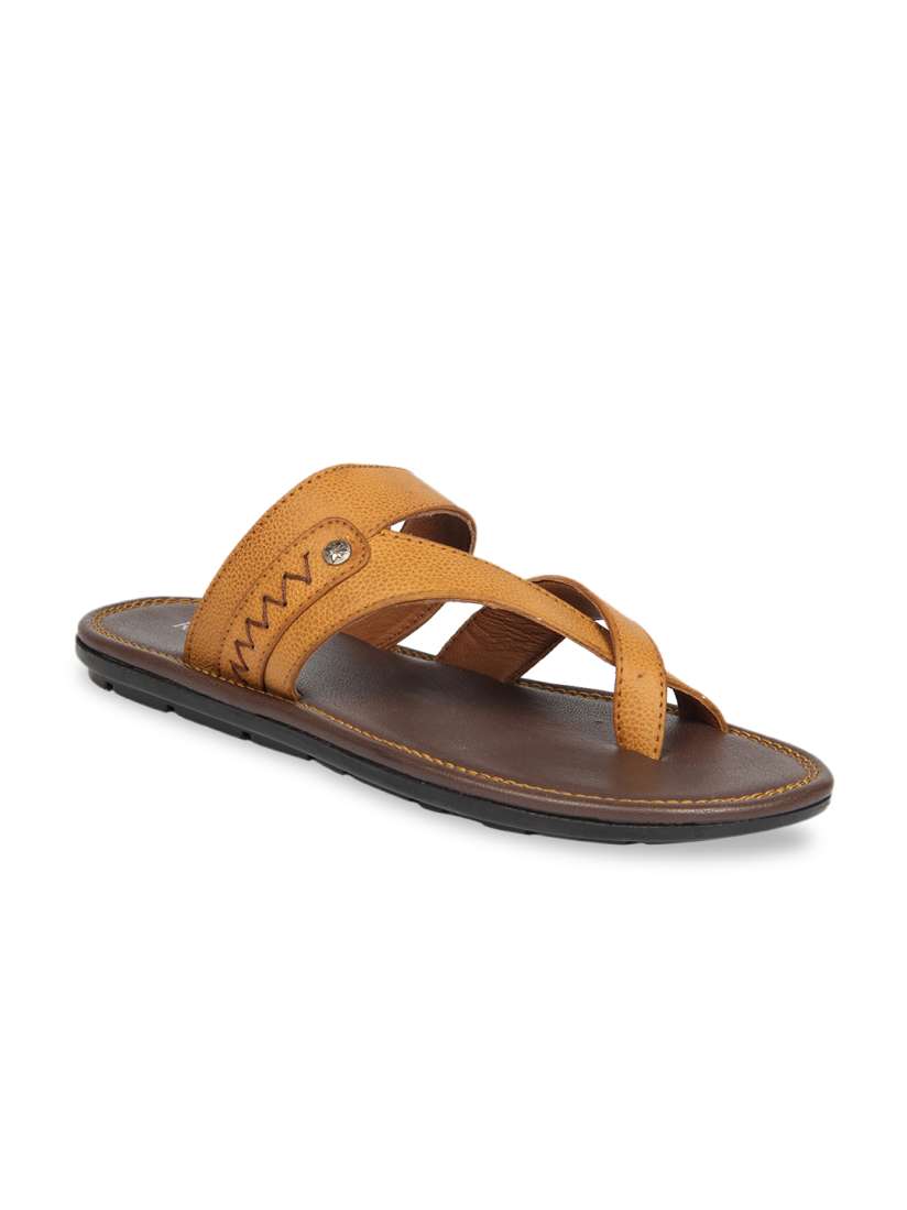 Buy Respiro Men Tan Brown One Toe Comfort Sandals Sandals for Men 8701809 Myntra
