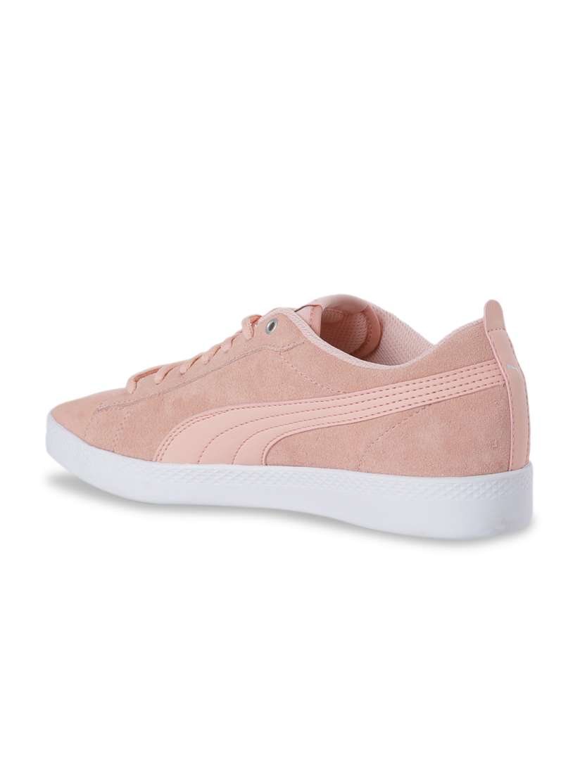 Buy Puma Women Peach Coloured Smash Wns v2 SD Suede Sneakers Casual Shoes for Women 8758041 Myntra