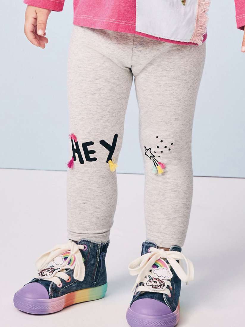 Melange printed leggings clearance