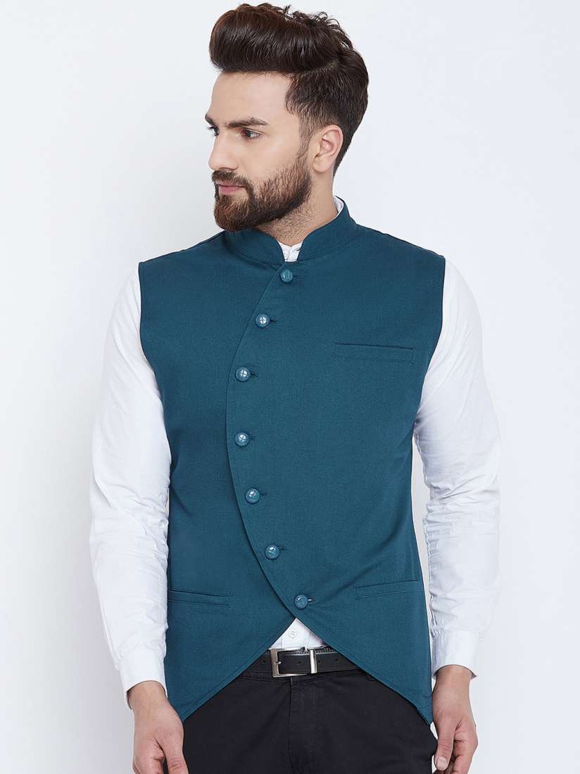 Hypernation solid men's waistcoat deals