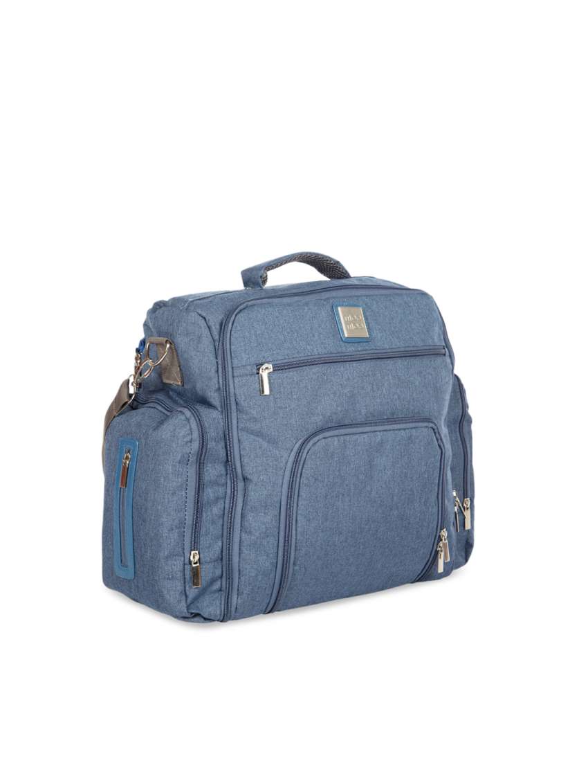 Buy MeeMee Unisex Blue Solid Diaper Bag Diapers for Unisex Kids 9050605 Myntra