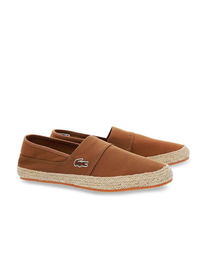 Buy Lacoste Men Brown Solid Espadrilles Casual Shoes for Men 8985763 Myntra