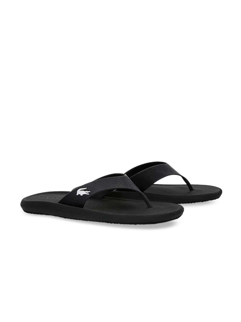 Lacoste thong flip flops best sale