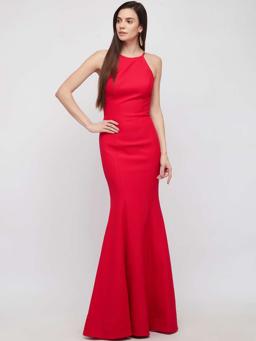 Bebe logo maxi dress top