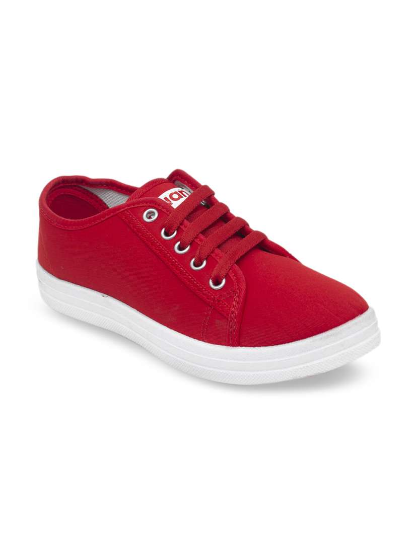 Myntra red shoes sales