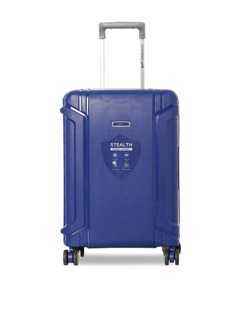 Buy VIP Unisex Blue Solid Stealth PP Cabin Trolley Bag Trolley Bag for Unisex 9713739 Myntra