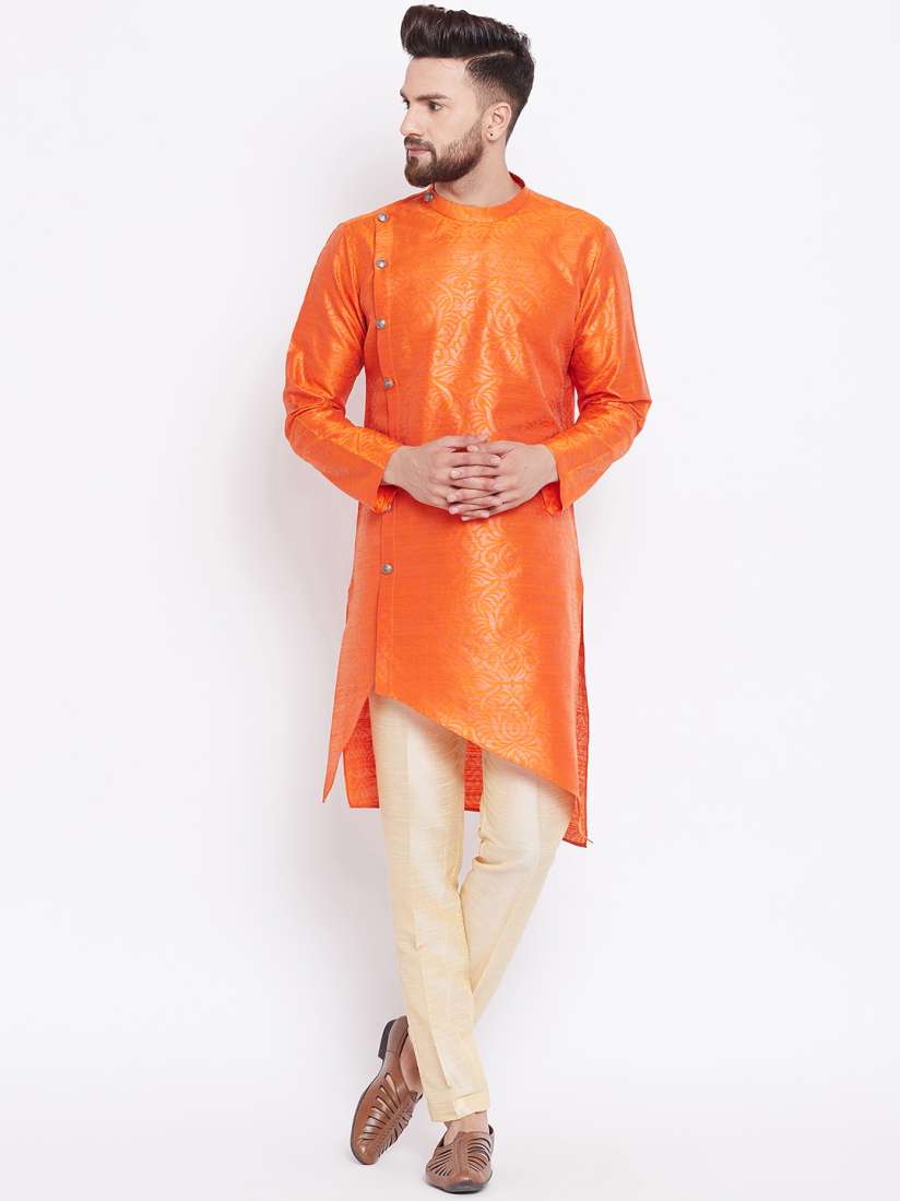 Orange silk pyjamas new arrivals