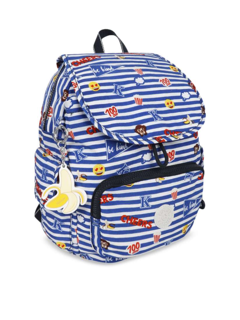 Kipling striped backpack shop