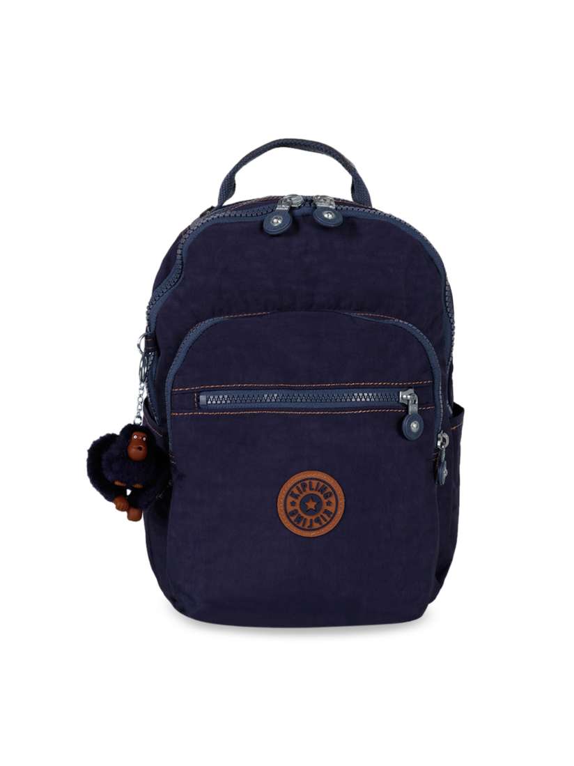 Kipling navy blue backpack shop