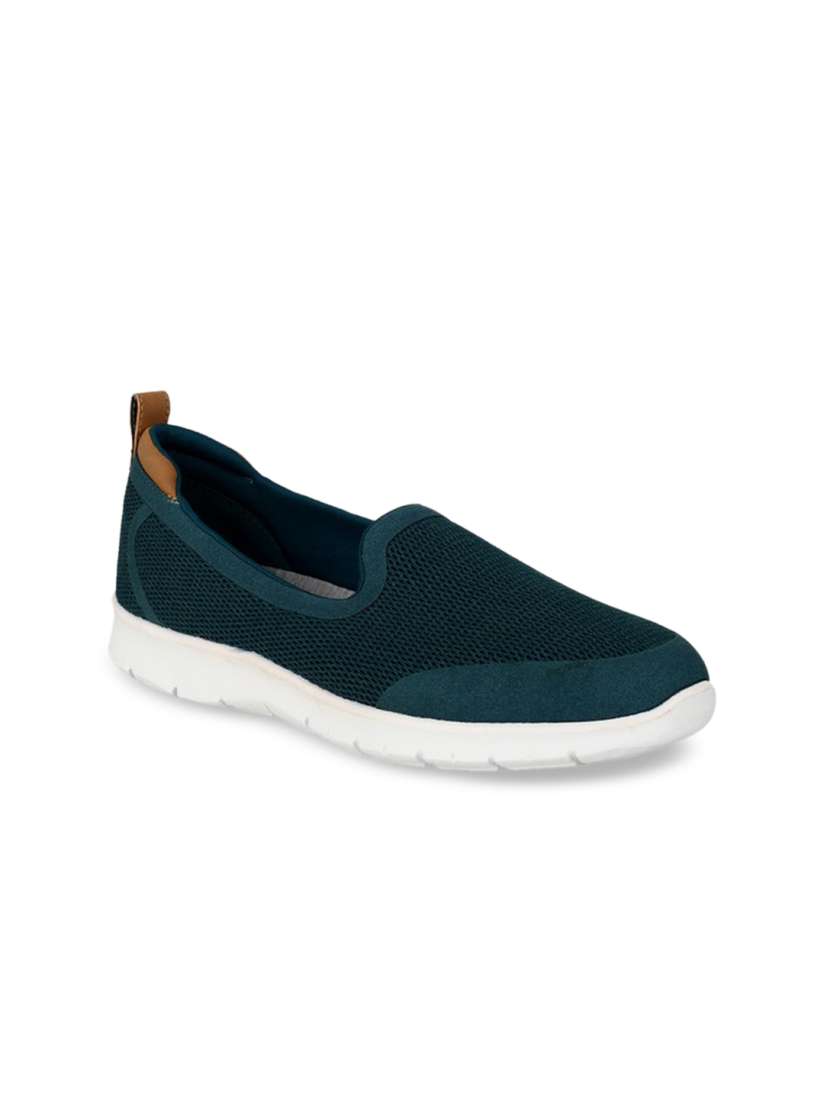 Buy Clarks Women Green Slip On Sneakers Casual Shoes for Women 9863225 Myntra