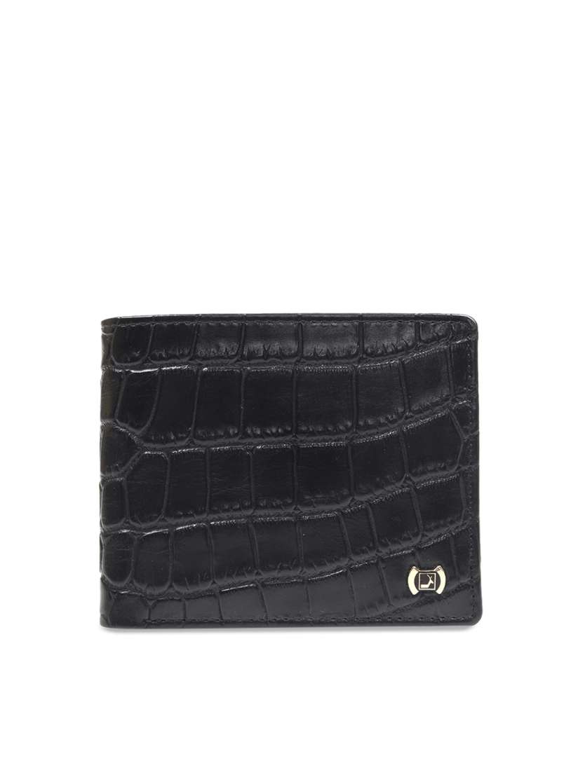 Buy Da Milano Men Black Textured Two Fold Leather Wallet Wallets for Men 9981031 Myntra