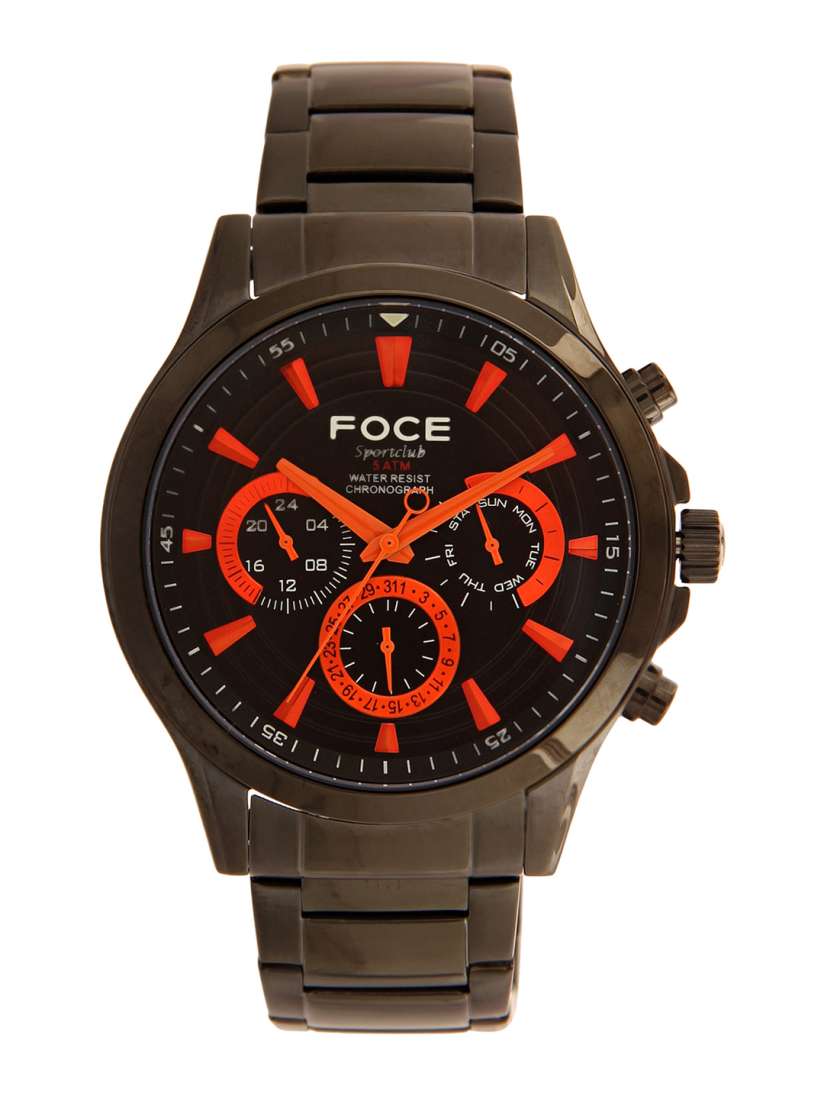 Buy FOCE Men Black Red Analogue Watch FS09BBM Watches for Men 10039741 Myntra