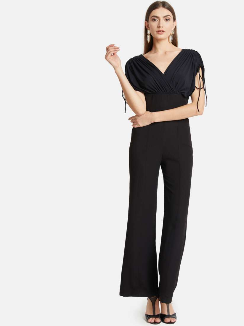 Kazo black jumpsuit hotsell