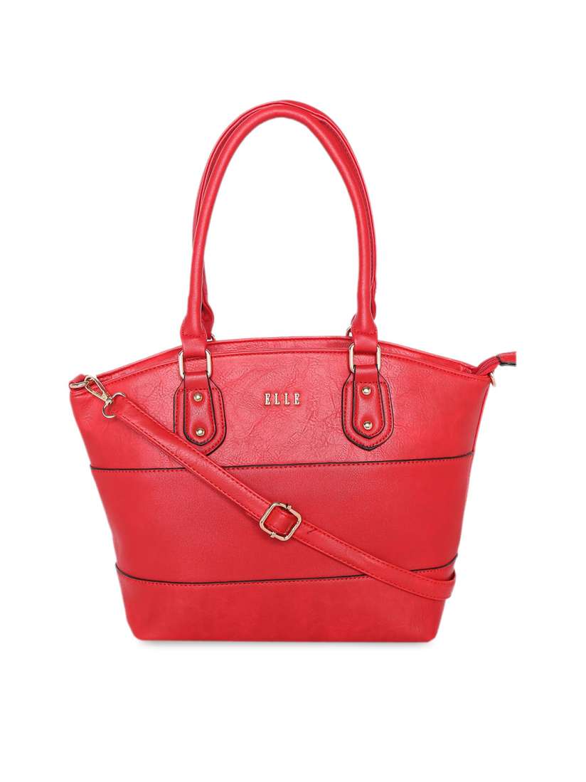Buy ELLE Red Solid Shoulder Bag Handbags for Women 10073661 Myntra