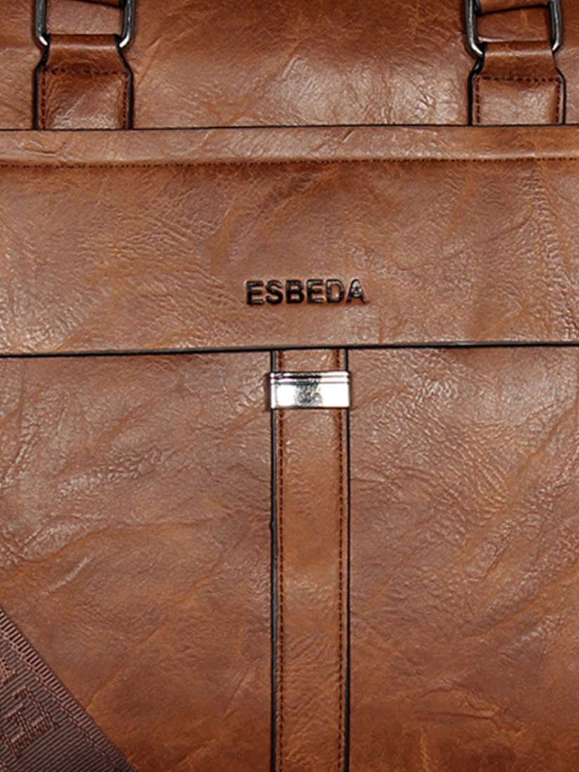 Buy ESBEDA Unisex Tan Brown Solid Laptop Bag Laptop Bag for Unisex 10120009 Myntra