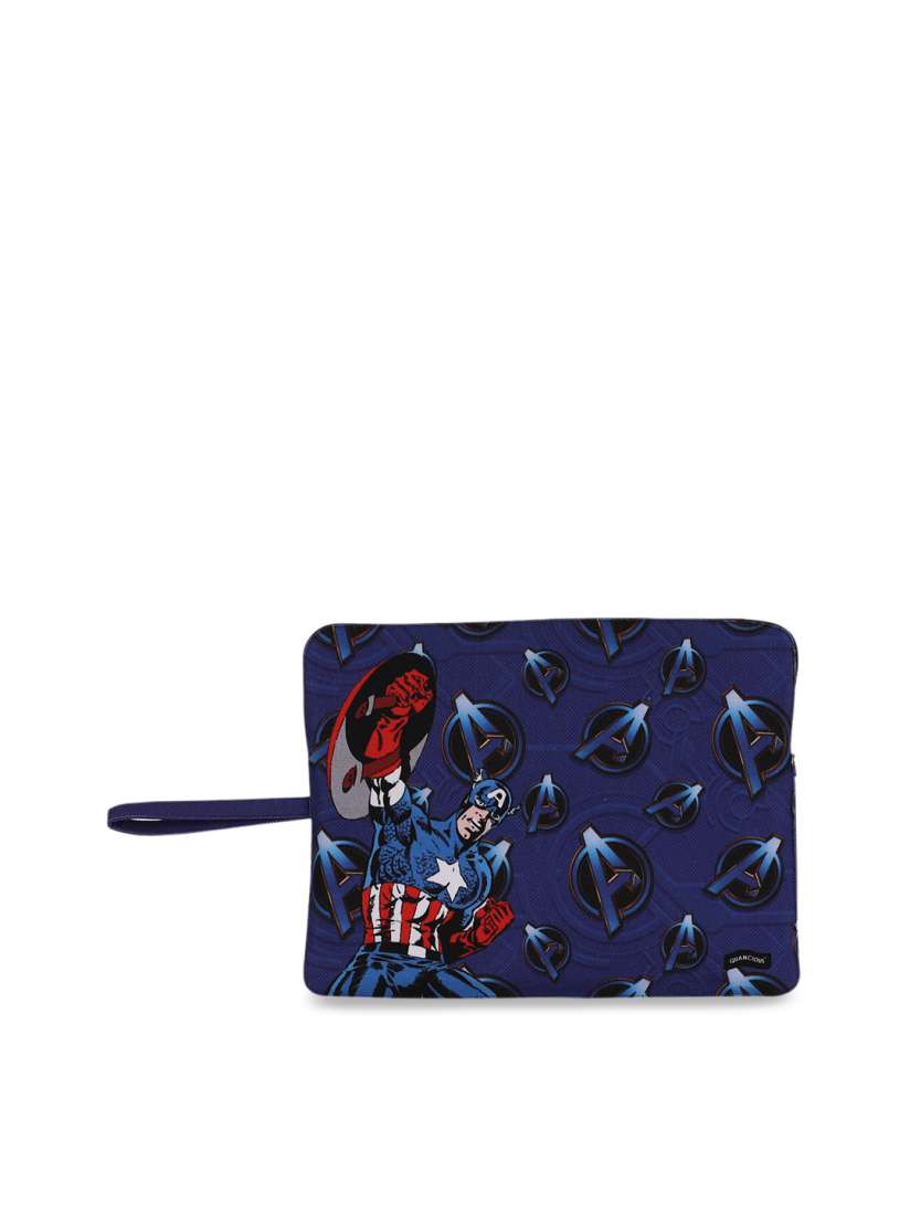 Buy QUANCIOUS Unisex Blue Captain America Printed Laptop Sleeve Laptop Bag for Unisex 10155169 Myntra