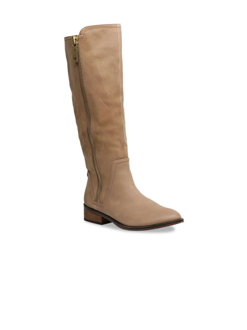 Buy ALDO Women Brown Solid Leather High Top Flat Boots Boots for Women 9920531 Myntra