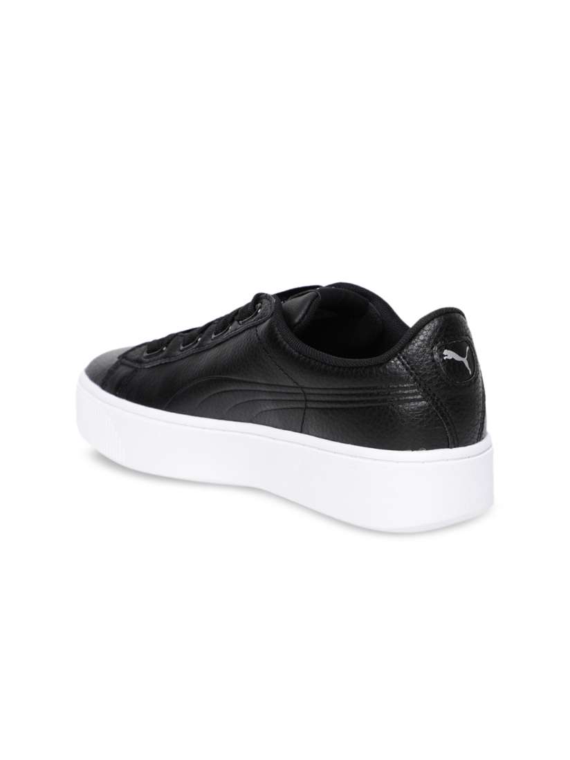 Buy Puma Women Black Vikky Stacked Ribbon Core Sneakers Casual Shoes for Women 9934853 Myntra