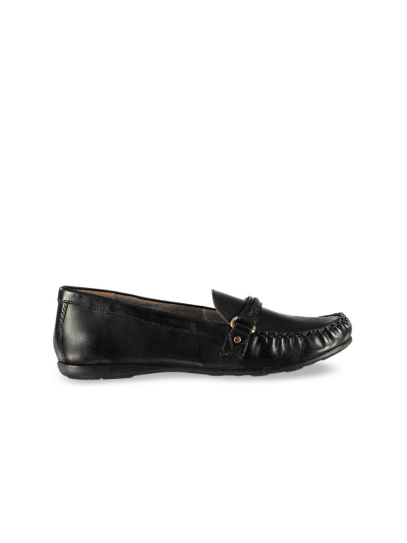 Buy Kangol Women Black Leather Loafers Casual Shoes for Women 10174667 Myntra