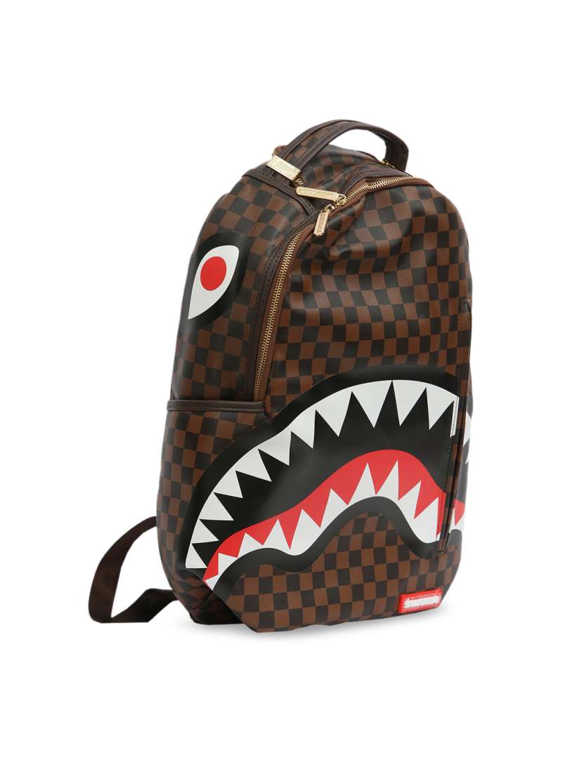 Buy SPRAY GROUND Unisex Brown Black Geometric Backpack Backpacks for Unisex 10177693 Myntra