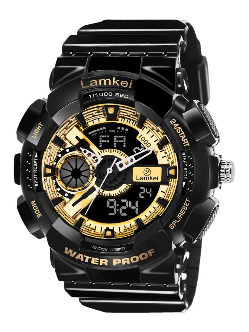 Buy Lamkei Men Black Analogue and Digital Watch ALM 1 Watches for Men 10239747 Myntra