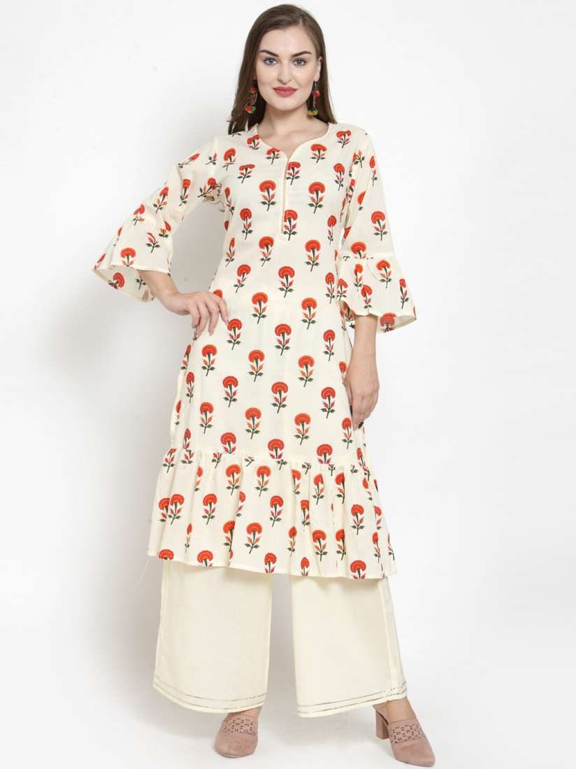 White anarkali myntra cheap