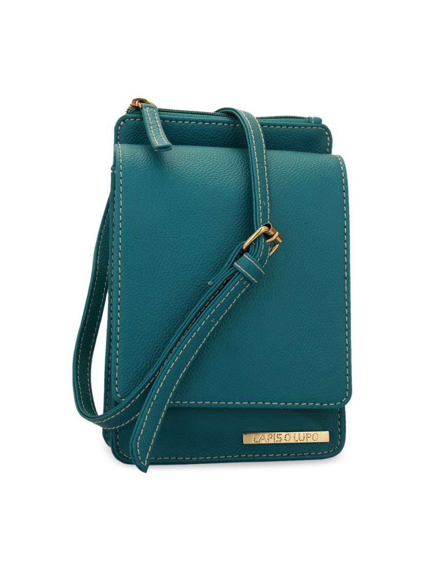 Buy Lapis O Lupo Turquoise Blue Solid Mobile Sling Bag Handbags for Women 10248893 Myntra