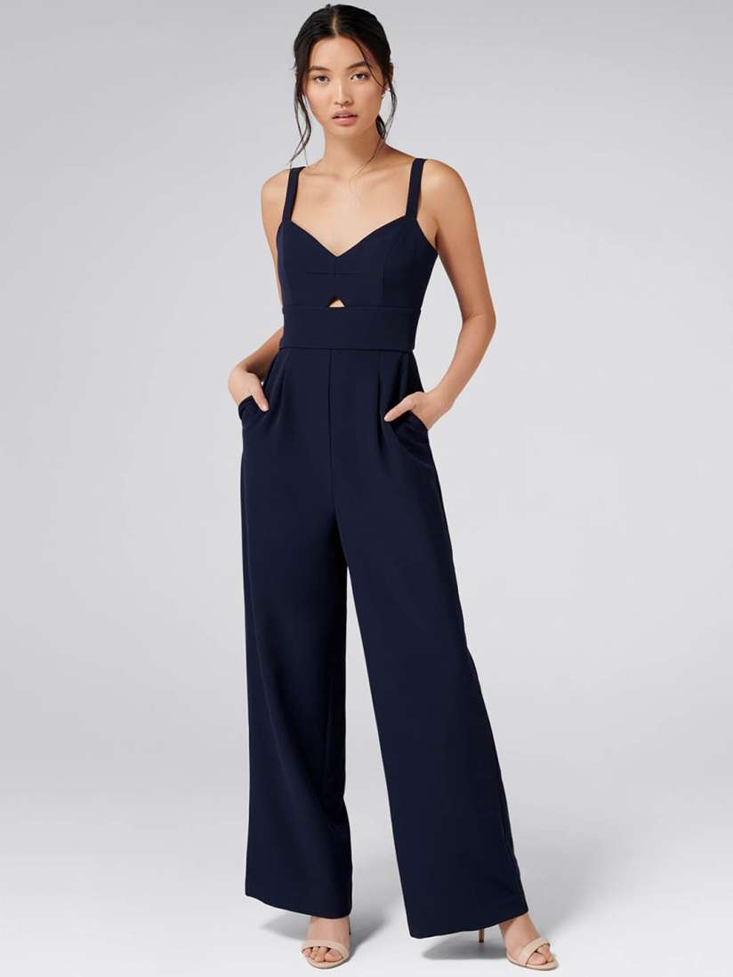 Forever new blue jumpsuit clearance