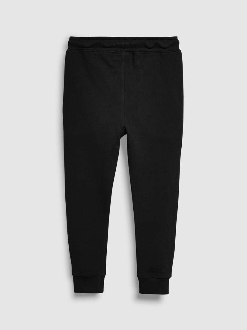 Buy next Boys Black Solid Slim Fit Joggers Track Pants for Boys 10289233 Myntra