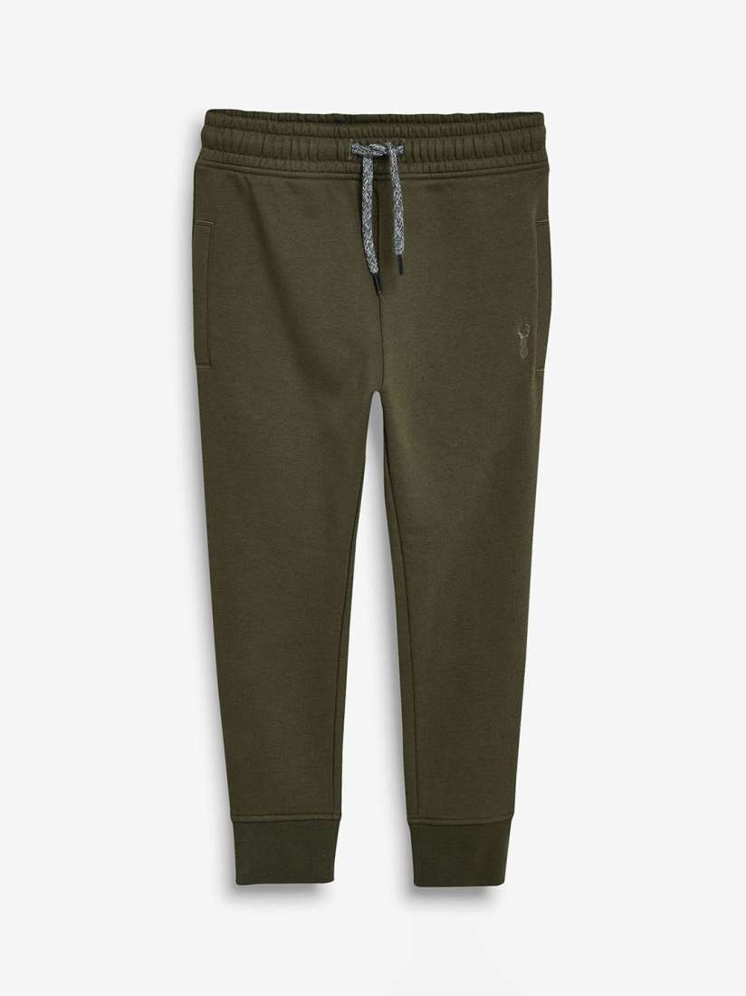 Buy next Boys Olive Green Solid Slim Fit Joggers Track Pants for Boys 10289261 Myntra