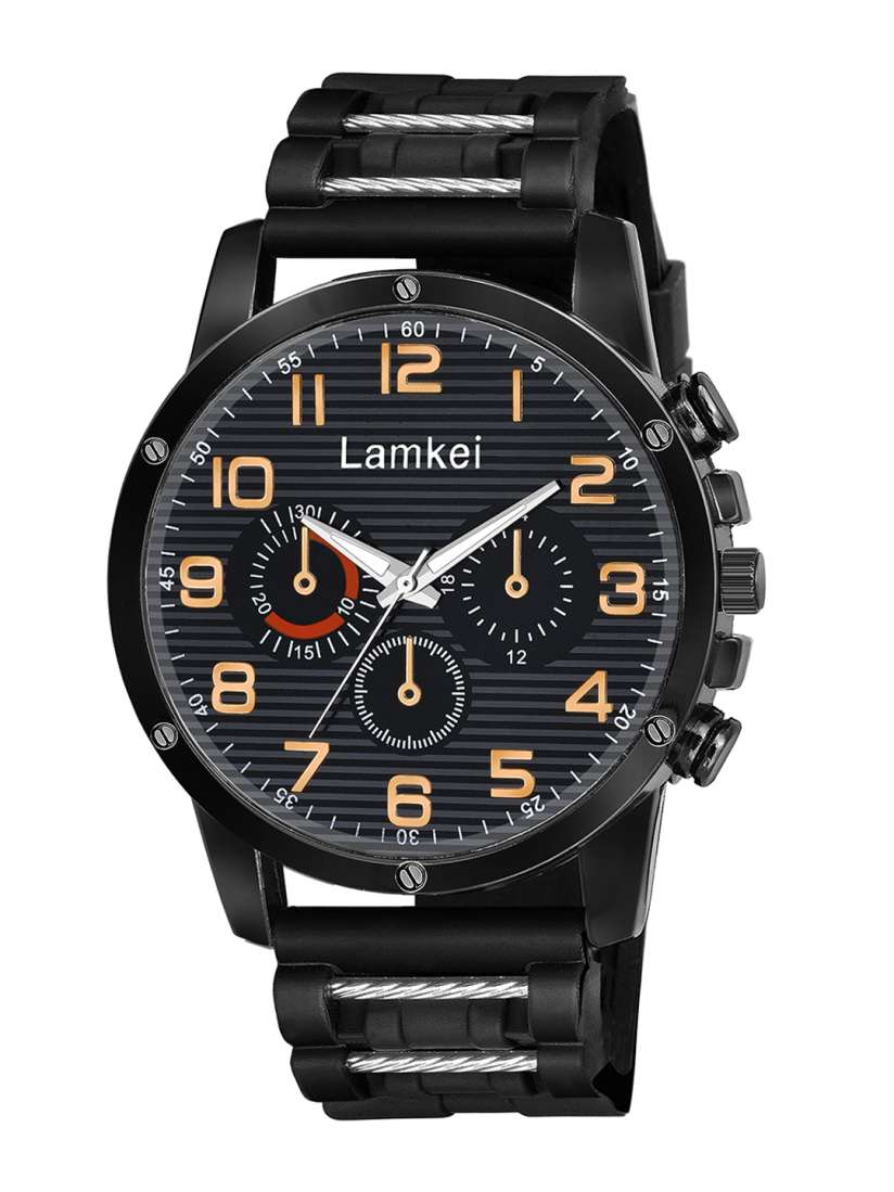 Buy Lamkei Men Black Analogue Watch LAM 1186 Watches for Men 10302727 Myntra
