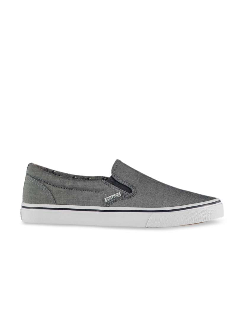 Buy SoulCal Men Grey Slip On Sneakers Casual Shoes for Men 10189251 Myntra