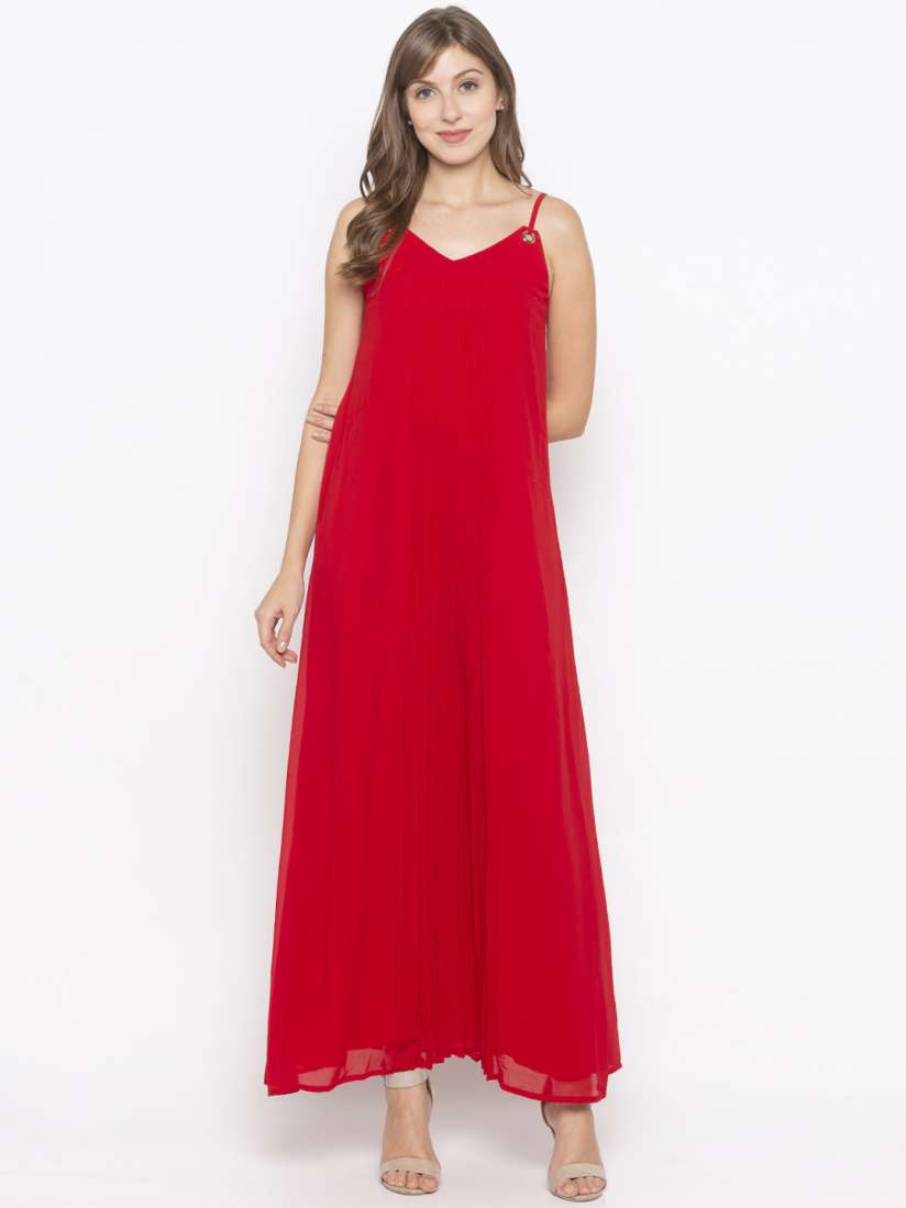Buy Iti Women Red Maxi Dress Dresses for Women 10206551 Myntra