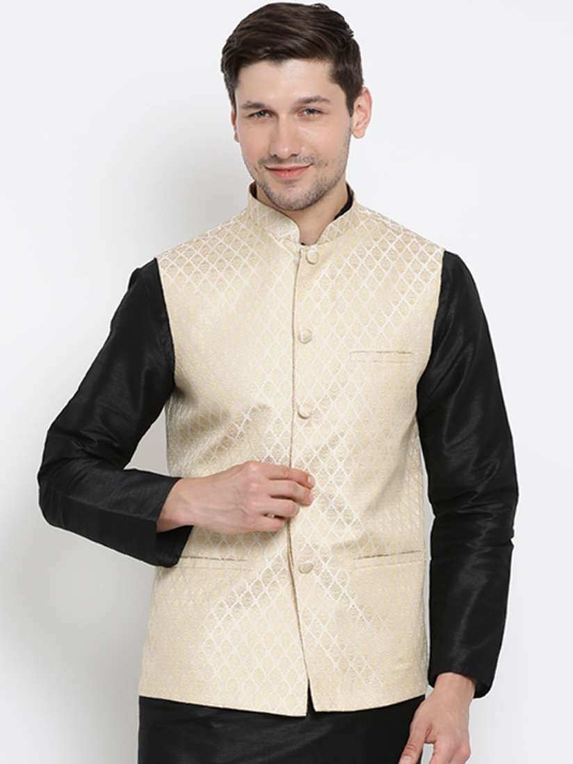 Cream colour nehru jacket 2025