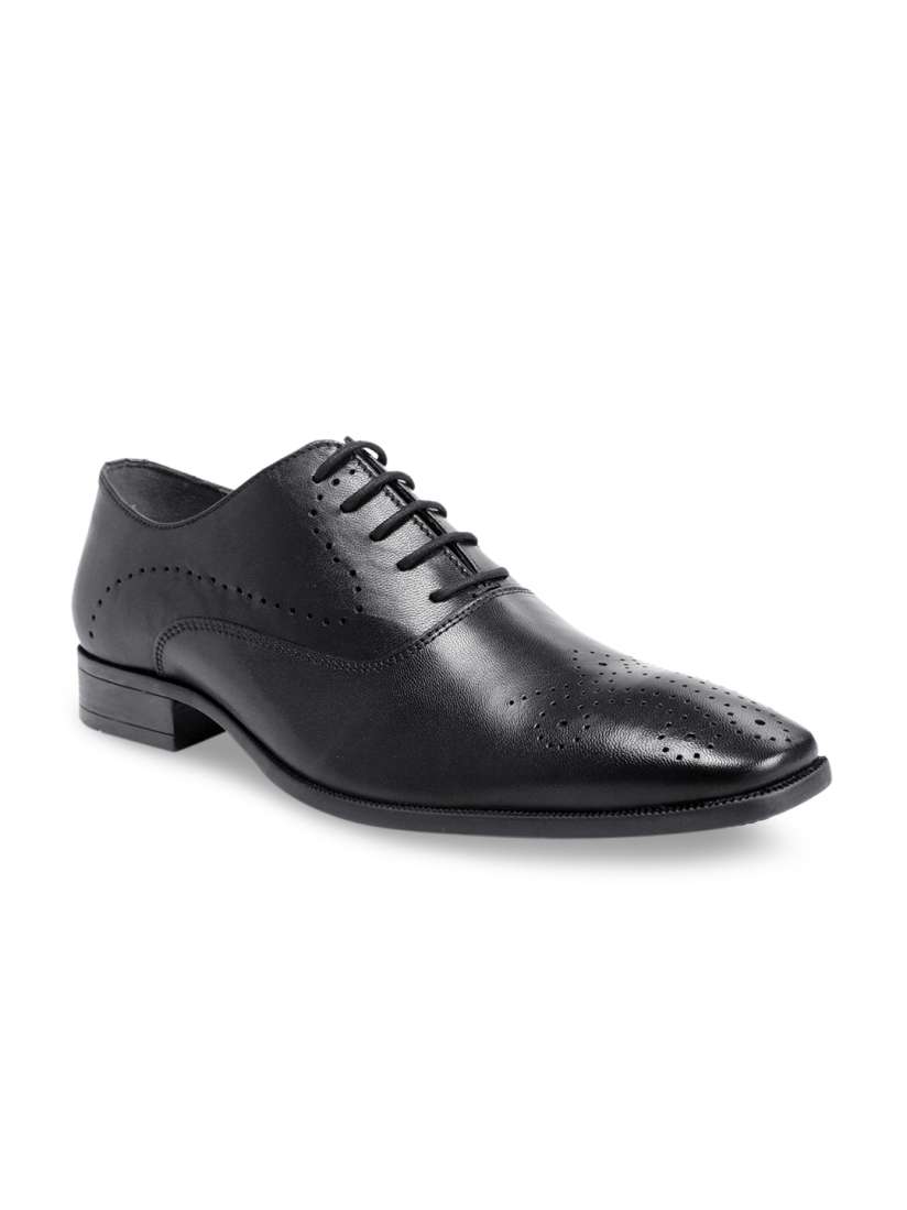Buy One8 Select by Virat Kohli Men Black Solid Leather Formal Oxfords Formal Shoes for Men 10430716 Myntra