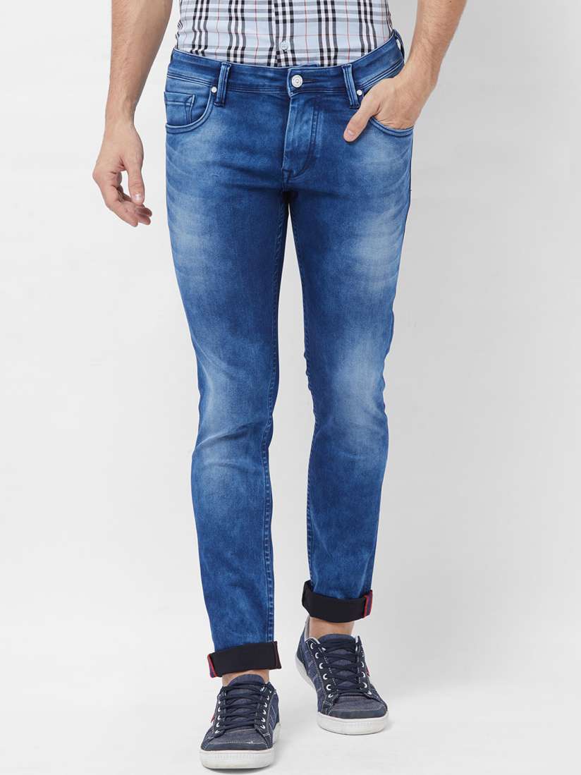 Buy Integriti Men Blue Skinny Fit Mid Rise Clean Look Jeans Jeans for Men 10442160 Myntra