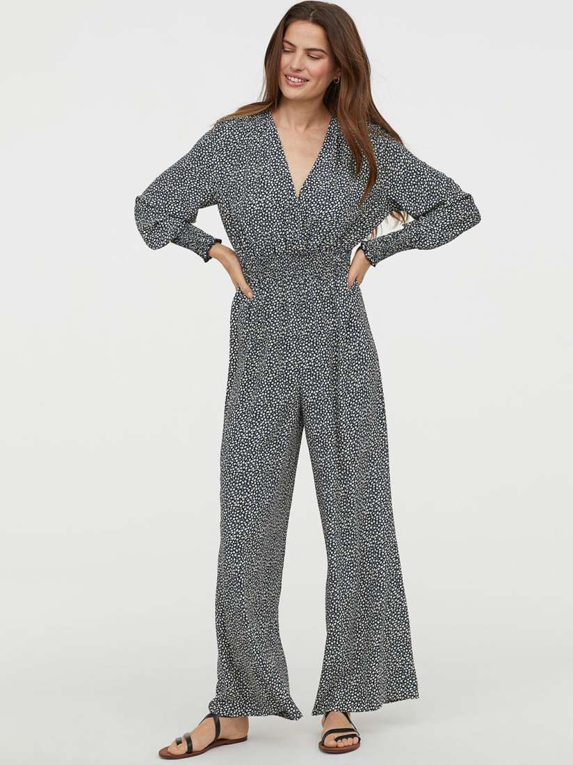 H&m jumpsuit with smocking cheap