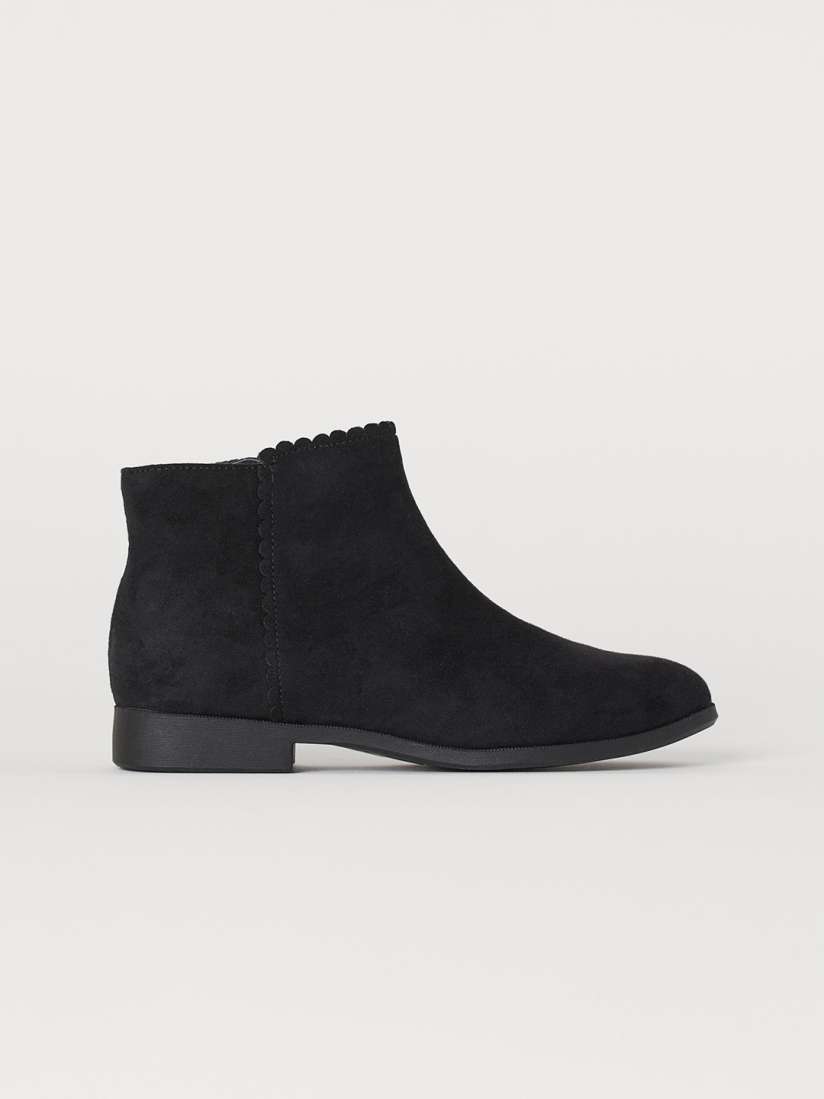 Girls black suede boots new arrivals