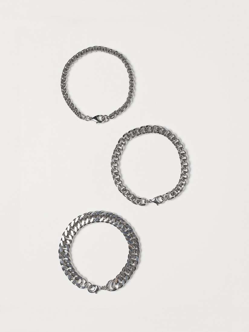 Buy H M Men 3 Pack Bracelets Bracelet for Men 10459036 Myntra