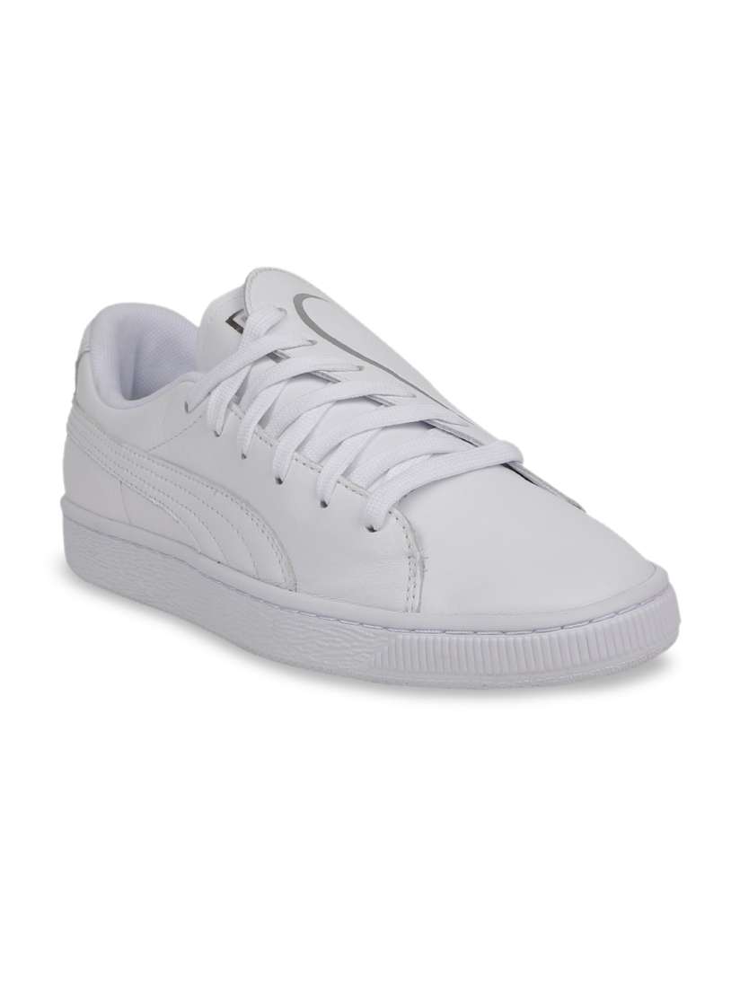 Puma white sneakers myntra clearance