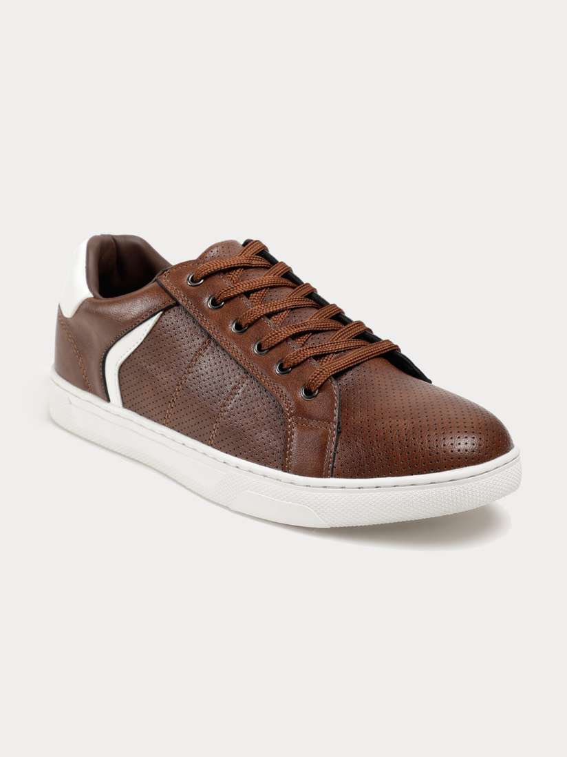 Buy LOCOMOTIVE Men Coffee Brown Sneakers Casual Shoes for Men 10568714 Myntra