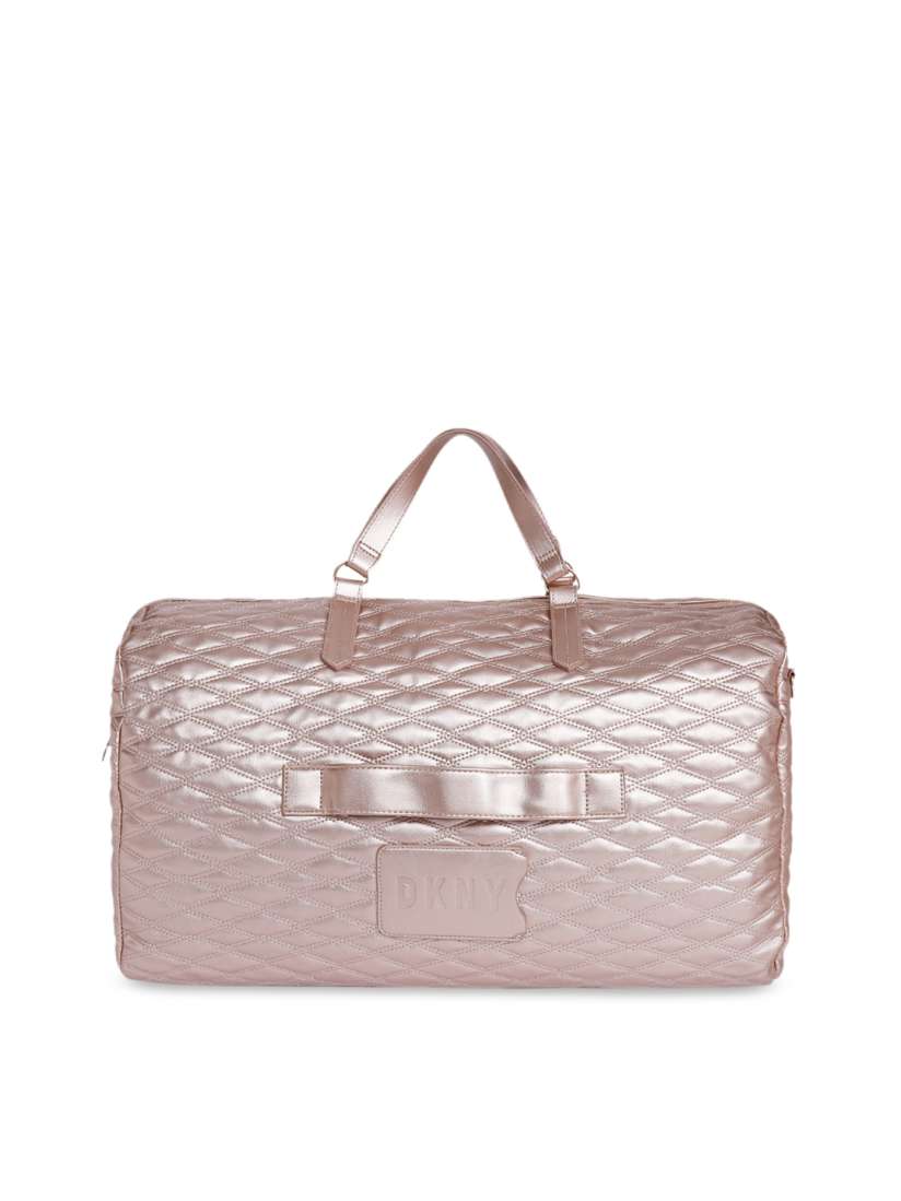 Buy DKNY Unisex Rose Gold Coloured Duffel Bag Duffel Bag for Unisex 10384129 Myntra