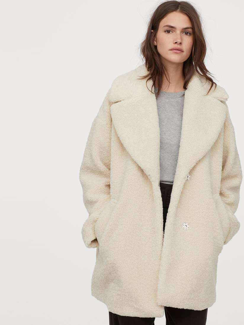 Short pile coat on sale