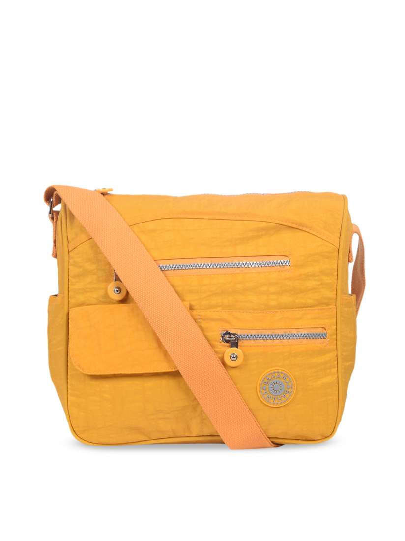 Buy BAHAMA Crinkle Range Unisex Yellow Solid Messenger Bag Messenger Bag for Unisex 10616002 Myntra