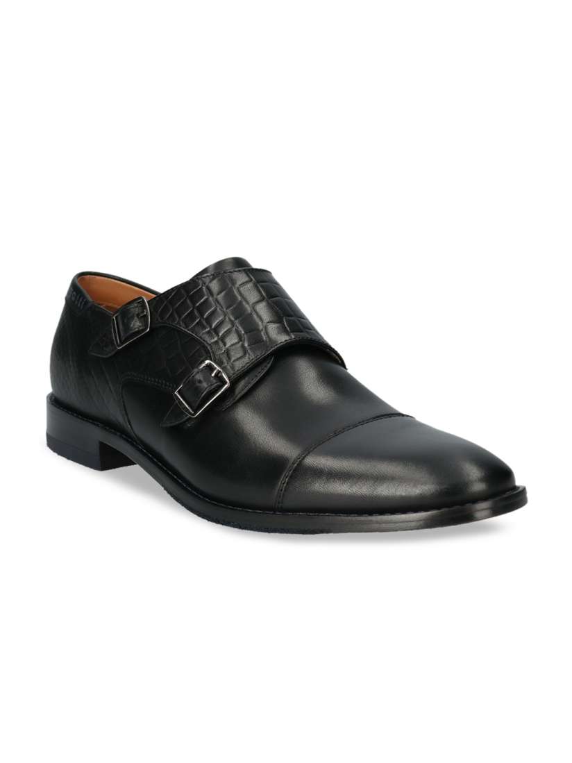 Buy Bugatti Rover Men Black Leather Formal Monks Formal Shoes for Men 10633966 Myntra