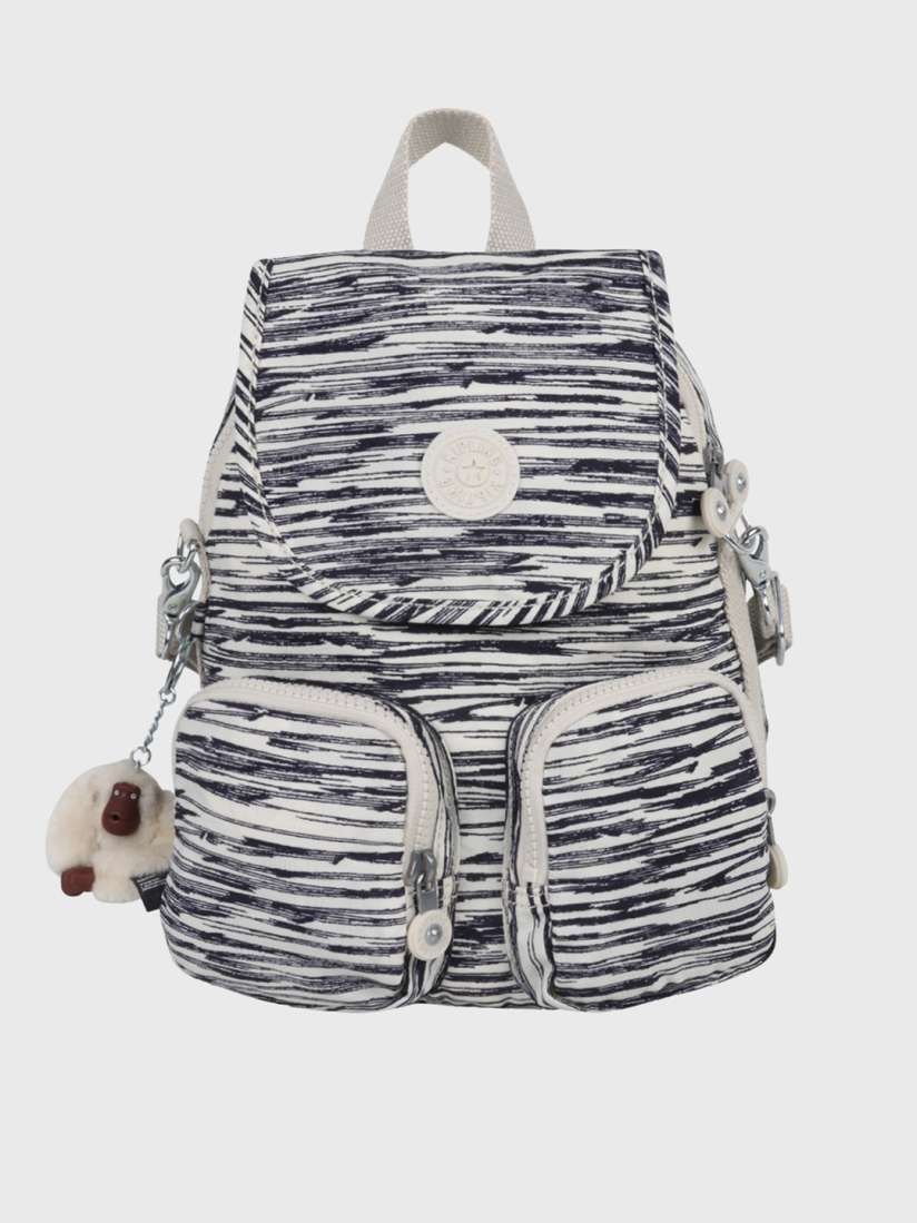 Buy Kipling Women Black White Striped Backpack Backpacks for Women 10752946 Myntra