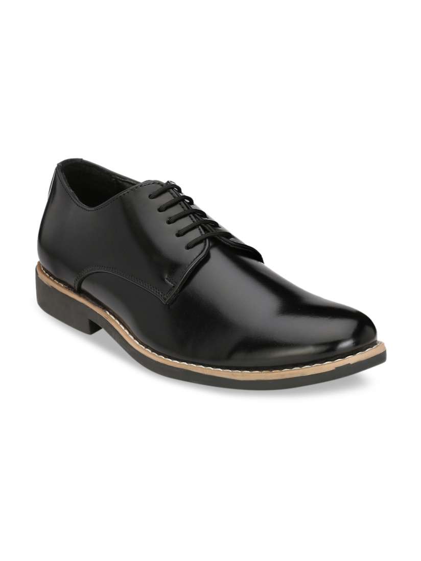 Buy Hirels Men Black Solid Formal Derbys Formal Shoes for Men 10585698 Myntra