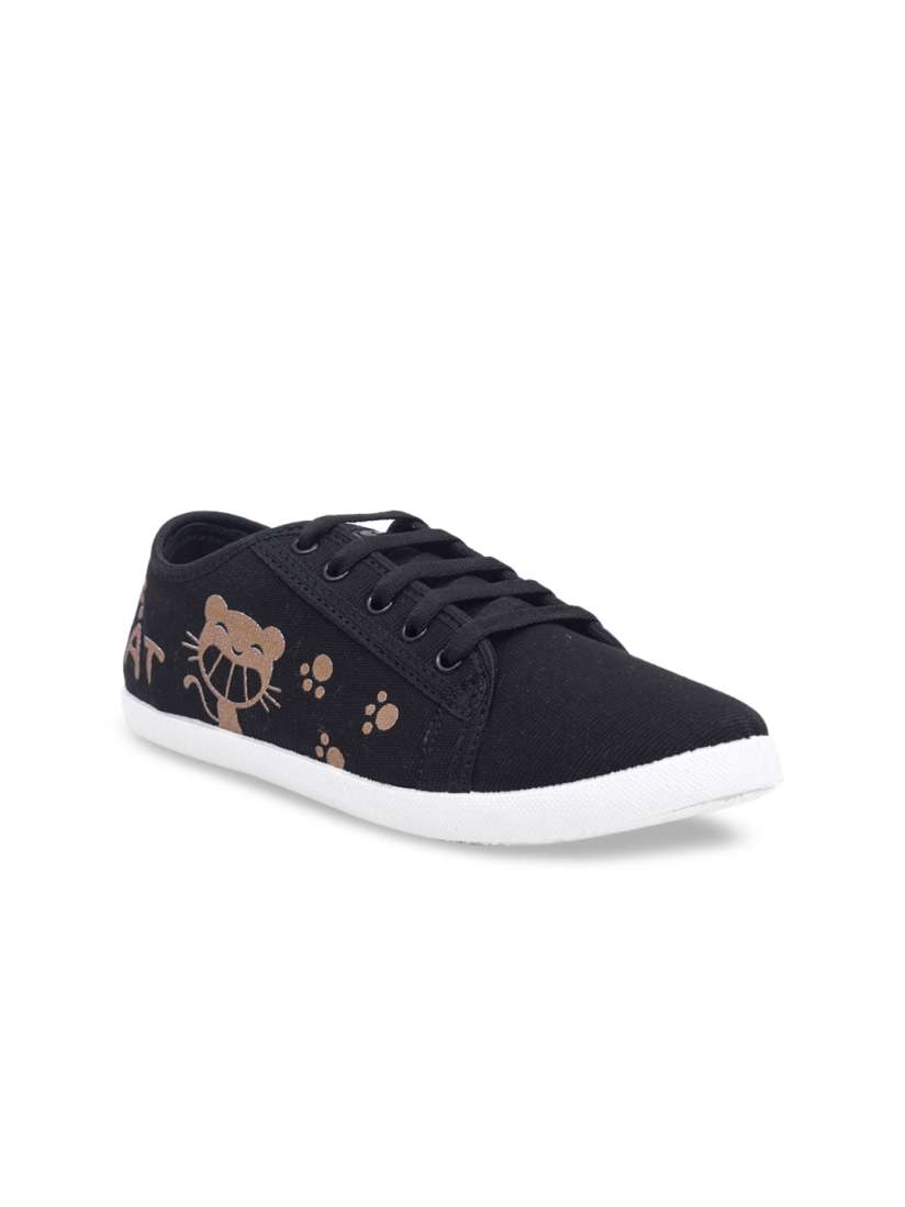 Myntra black sneakers top