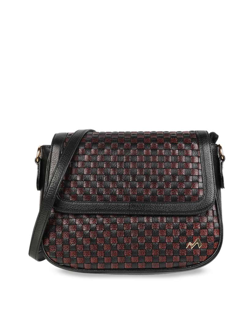 Myntra leather bags top